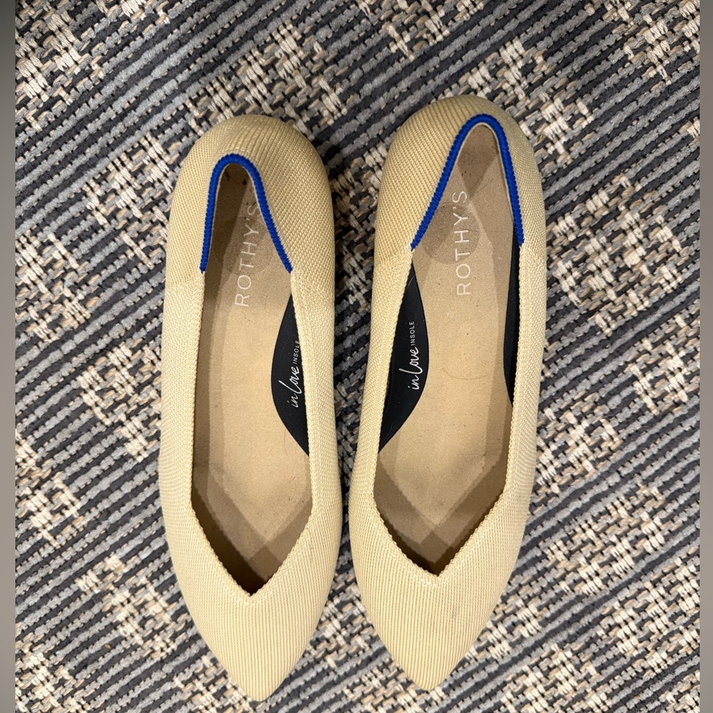 Rothy's Sandstone The High Point heels / size 10